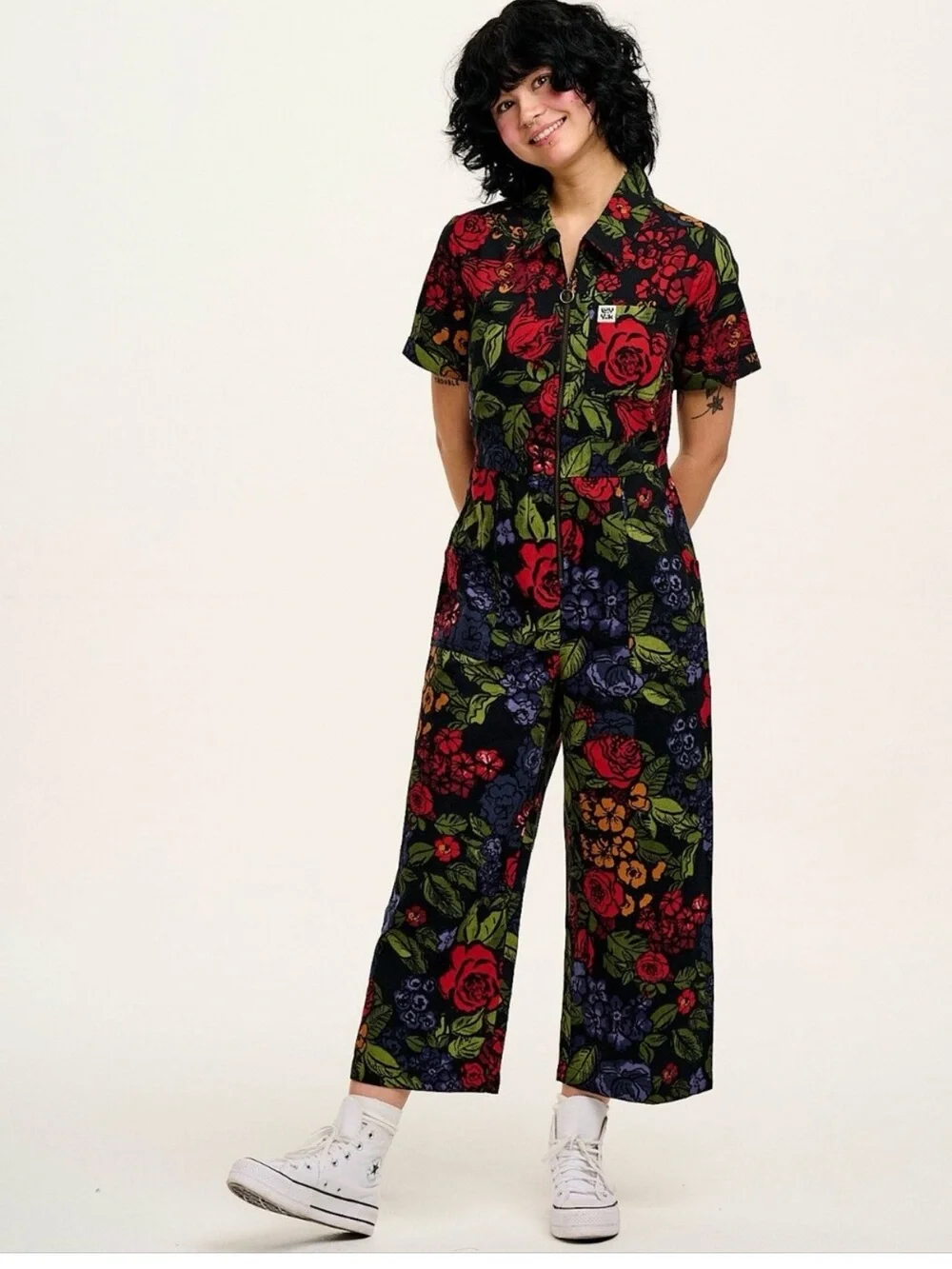 Lucy and Yak Ragan Jumpsuit floral